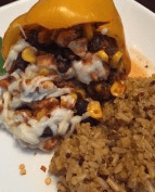 Read more about the article Chicken Stuffed Bell Peppers