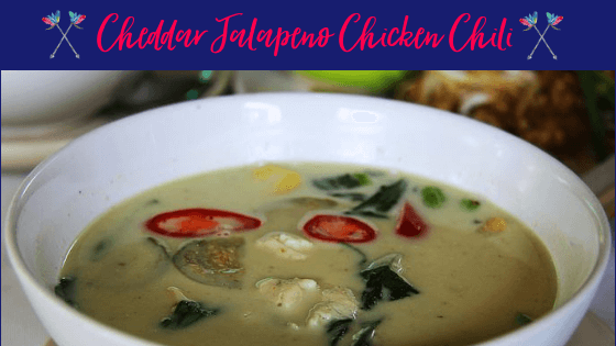 Cheddar Jalapeno White Chicken Chili
